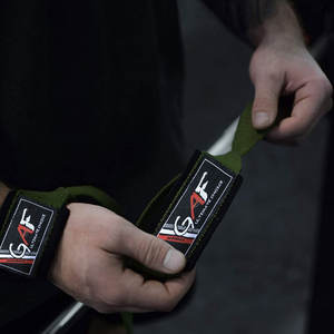 Muñequeras de gimnasio Unisex transpirables ligeras GAF, nuevo diseño, muñequeras de levantamiento de pesas ligeras de tamaño adulto - Product Image 4