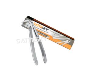 Instrumentos dentales de grado alemán Fuente de alimentación manual Fórceps de extracción en inglés Modelo No. 33M para Raíces inferiores - Product Image 1