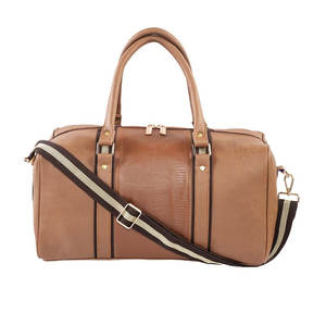 Vintage Style Duffle <b>Bag</b> <b>for</b> <b>Men</b> Women Fashionable Overnight Gym Travel Adjustable Strap <b>Side</b> Pocket 30-40L Capacity - Product Image 1