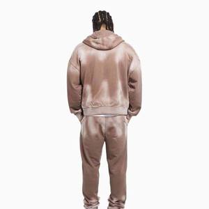 Sweat à capuche pour hommes 100% coton de haute qualité personnalisé à la mode respirant lavé fermeture éclair pas cher prix Durable basiques accessoire de vêtement - Product Image 3