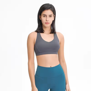 Ventas calientes Ropa interior atlética Gimnasio Ejercicio Desgaste Sujetador deportivo de mujer cómodo y transpirable de alto impacto - Product Image 6