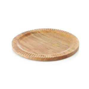 Caddy de desayuno/bandeja de servicio/bandeja de té para hoteles y restaurantes en casa bandeja de valet de nogal negro personalizada de madera maciza - Product Image 1