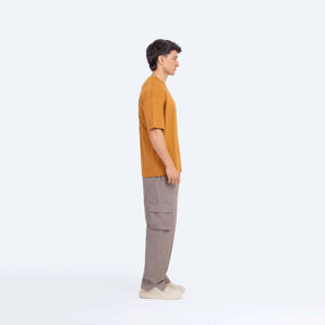 เสื้อยืดผ้าฝ้าย100% สำหรับผู้ชาย2025ใหม่เสื้อยืดพิมพ์ลาย DTF ขนาดพลัสไซส์250 GSM - Product Image 5