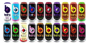 Bang Energy Drink Champagne Rare Lata completa sin azúcar con bayas Avena Ginseng y carbonato descatalogado para la venta - Product Image 5