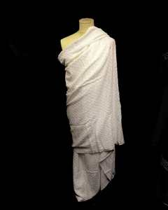 Ropa de Ihram de Punto de Color Sólido de Primera Calidad, 100% Algodón para Peregrinos del Hajj - Product Image 1