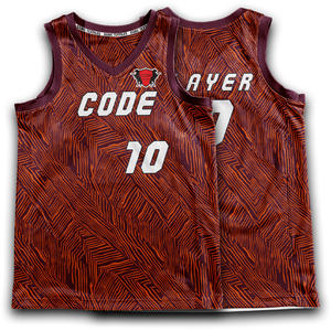 ชุดบาสเก็ตบอลผ้าโพลีเอสเตอร์ระบายอากาศตาข่ายโพลีเอสเตอร์แบบ100% ชุดเสื้อเจอร์ซี่คอวีใส่กลับด้านได้ชุดกางเกงขาสั้นแห้งเร็ว - Product Image 4