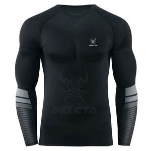 Prix d'usine Pantalon de sport long personnalisé professionnel Rash Guard respirant à manches longues Rash Guard - Product Image 1