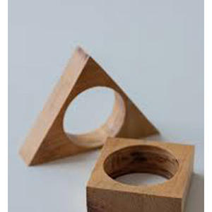 Rond de serviette en bois le plus précieux Porte-serviettes de finition naturelle pour mariages hôtels Décoration de table exquise Pièce maîtresse - Product Image 2