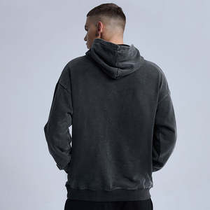 2024 prix d'usine sweats à capuche pull lavage à l'acide sweats à capuche impression personnalisée confortable en vrac quantité léger sweats à capuche thermiques - Product Image 5