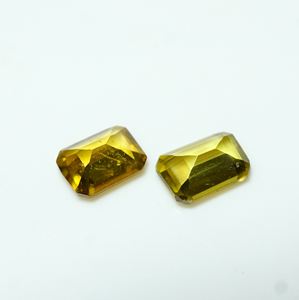 พลอยไททาไนต์ธรรมชาติกระจายตัวสูงอัญมณีรูปแปดเหลี่ยมหลวม - Product Image 2