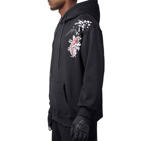 Vêtements décontractés hommes broderie sweats à capuche de haute qualité Anti-rides respirant entièrement personnalisé léger 100% coton automne - Product Image 3