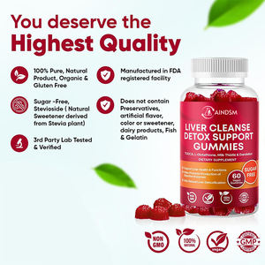 Vente flash : Gummies à la racine de betterave pour la détoxification du foie, soutien immunitaire, détoxification du foie biologique, soutien du foie à base de plantes, réparation et nettoyage des gummies - Product Image 5