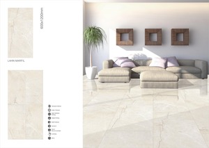 Premium Crema Marfil 60x120cm Baldosas de pared de porcelana pulida brillante - Product Image 5