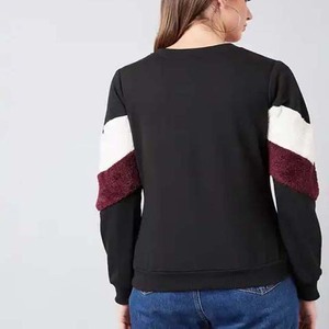 เสื้อสเวตเตอร์คอกลมสำหรับผู้หญิงมีฮู้ดคอ420Gsm ตตอนแขนยาวปรับแต่งได้ทุกขนาด - Product Image 3