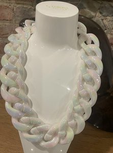 Gran oferta, cadena de resina a la moda, collar llamativo de colores frescos, gargantillas acrílicas a la moda para niñas - Product Image 2