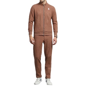 Ropa de entrenamiento y jogging en blanco Nueva moda Chándales con cordón de dos piezas Hombres Mejor calidad 100% algodón Peso pesado Respetuoso con el medio ambiente - Product Image 1