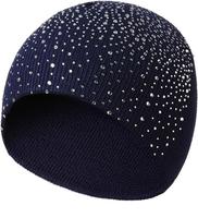 Mexion 2026 Bonnets 100% Laine avec Strass, Logo Personnalisé, Tricotés pour l'Hiver, Impression Numérique, Respirants, Imperméables, Style Décontracté