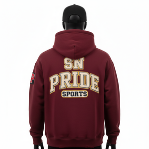 Sweat-shirts à capuche personnalisés pour hommes - 100% coton molletonné, streetwear d'hiver, entraînement, impression et logo personnalisés, sweat-shirt basique - Product Image 2