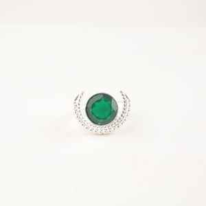 Anillo Ovalado de Ónice Verde con Certificado IGI, Hecho a Mano en Plata de Ley 925, Piedra de Nacimiento de Mayo, Joyería Elegante para Mujer, Regalo - Product Image 4