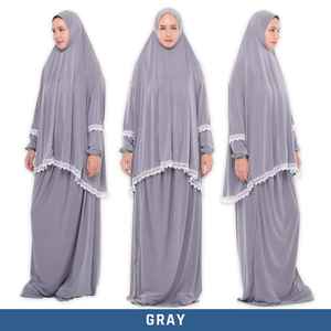Confortable modeste vêtements islamiques pour Hijab Abaya grande taille adultes à manches longues respirant solide motif Simple naturel Maxi - Product Image 3