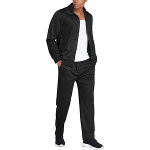 Top qualité 100% coton sweats lourds Streetwear fermeture éclair coton survêtements pour hommes Logo personnalisé avec nom de marque - Product Image 1