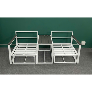 Vente en gros de mobilier d'extérieur OEM, ensemble de patio, coussin de dossier de 10cm, ensemble Bari avec cadre en acier du Vietnam, couleurs personnalisées - Product Image 1