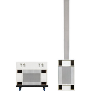 BASSBOSS Sublim8 3-Way Column <b>System</b> White Plastic Material - Product Image 1