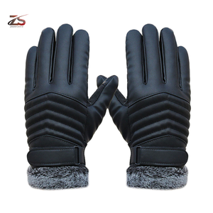 Gants d'hiver en cuir à doigts entiers Gants d'hiver en cuir au Pakistan - Product Image 5