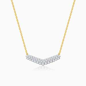 สร้อยคอเพชรทองที่ไม่ซ้ำใครเครื่องประดับที่สง่างามสำหรับผู้หญิงสวมใส่ในชีวิตประจำวันของบุคคลครบรอบแต่งงานวันเกิดหรือของขวัญพิเศษ - Product Image 1