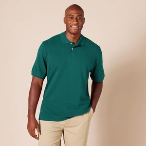 Polo pour homme en piqué de coton de coupe régulière Chemises polo grande taille imprimées de lettres lavées personnalisées pour homme - Product Image 5