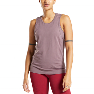 Camiseta sin mangas con logotipo personalizado para mujer, ropa atlética para gimnasio, entrenamiento, culturismo, talla grande, Yoga, Top sin mangas - Product Image 5