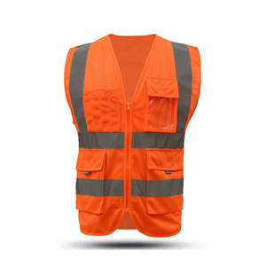 Protección DE SEGURIDAD Ropa Trabajadores DE LA CONSTRUCCIÓN Chaleco reflectante Color fluorescente Chalecos reflectantes - Product Image 3