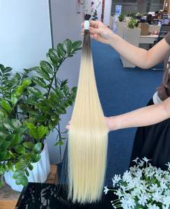 Bulk for Ombre Color 100% Extensiones de cabello natural humano Textura recta Extensión de cabello - Product Image 6