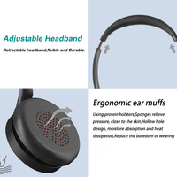 Harga Grosir Pabrik Headset Monaural Call Center Profesional QD ke USB Peredam Kebisingan untuk Kantor