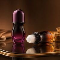 Flacon roll-on sur mesure de 20 ml et 50 ml, en verre de précision, pour soins corporels haut de gamme et parfums – Solution OBM tout-en-un