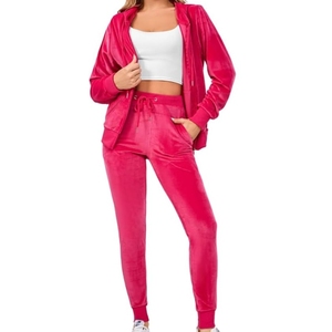 Chándal Deportivo Personalizado al por Mayor para Mujer, Ropa Deportiva para Entrenamiento y Running, Chándal de Algodón Ajustado para Mujer - Product Image 4