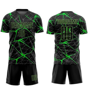 Best Quality Durable Sublimation Printing Soccer Wear Automated Cutting Adults' <b>Shirts</b> Tops for Football and Soccer Jersey - Product Image 4