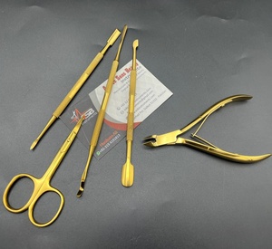 ที่ดันหนังกำพร้าเล็บแบบสองด้าน ทำจากสแตนเลสสีทอง สำหรับล้างเจลขัดเล็บ ราคาโรงงาน - Product Image 5