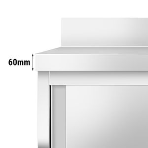 Armario de Acero Inoxidable para Suelo ECO - 1000x600mm - con Puertas Correderas y Soporte Superior - Product Image 6
