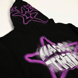 High Quality <b>Plain</b> Breathable Custom Logo Screen Printed Organic Cotton Full Zipper Oversized Streetwear Casual Jacket <b>Hoodie</b> - Product Image 6