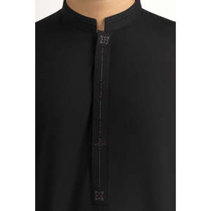 Trajes Africanos de Estilo Clásico para Hombre, Corte Regular, Bordados, Tela Combinada, Colección KP-EMB25-009 - Product Image 2