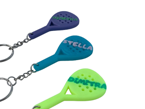 Llaveros de PVC para raqueta de pádel, logotipo personalizado, llaveros duraderos de alta calidad, logotipo de pádel, llavero de material de silicona de goma - Product Image 4