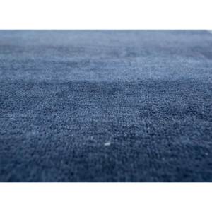 Tapis en laine bleu jean fait main pour salon Hwl-94, tapis rectangulaire uni pour couloir d'adolescents - Product Image 3