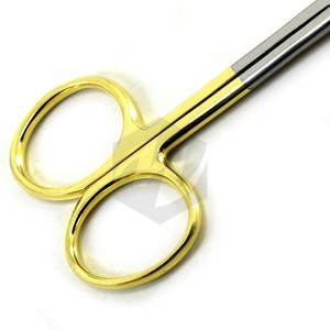 Tijeras de goma Iris Str TC 11,5 cm Tijeras de goma de tejido Iris Instrumentos médicos quirúrgicos dentales de acero inoxidable Cirugía - Product Image 5