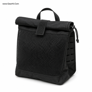 Bolsa de descarga resistente y reforzada para cargadores, enrollable, tipo MOLLE, de malla, plegable, para recogida de cartuchos usados - Product Image 1
