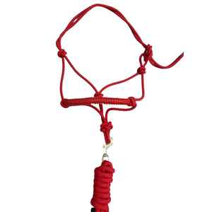 Cabestro de cuerda de estilo occidental de alta calidad de fabricante indio con material de nailon de cuero de calidad de plomo para carreras de caballos-Precios bajos - Product Image 1