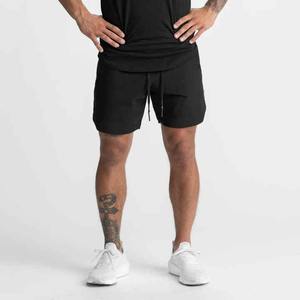Nuevo verano al por mayor transpirable estiramiento entrenamiento cremallera bolsillos entrenamiento Fitness secado rápido gimnasio verano Pantalones cortos para hombres - Product Image 5