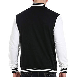 Chaquetas para hombre, chaqueta universitaria de gran tamaño, de lana, holgada, de talla grande, con logotipo personalizado, bordado Retro, estilo callejero para Otoño e Invierno - Product Image 2