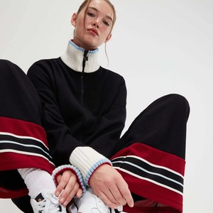 Conjunto de chándal con capucha y Jogger de dos piezas de invierno de poliéster/nailon para mujer, respetuoso con el medio ambiente y ligero - Product Image 5