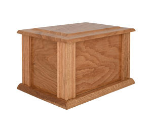 Urnas de cremación de madera modernas hechas a mano de estilo americano para hombre y mujer, recipientes funerarios decorativos para entierro, suministros funerarios Premium - Product Image 1